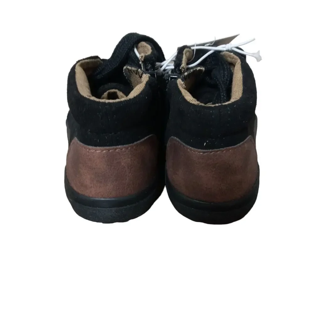 Cat Jack Toddler Boys Size 8 Black Mid Top Sneakers Boots Dress Casual Shoes